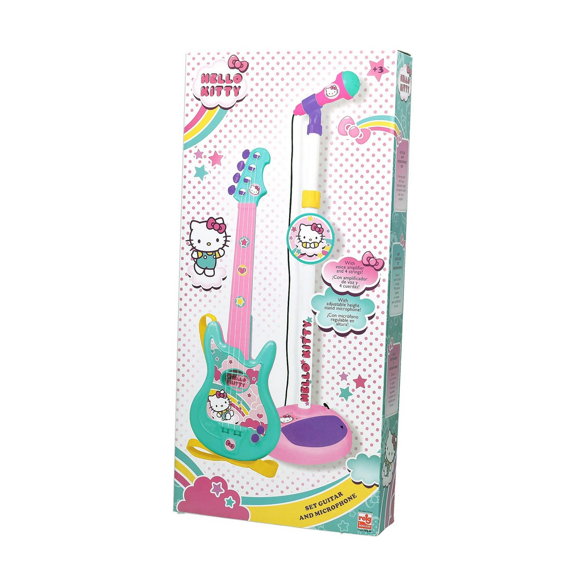 Kindergitaar Hello Kitty   Microfoon